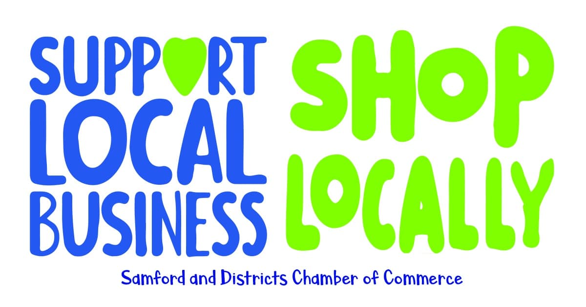 Support local businesses logo